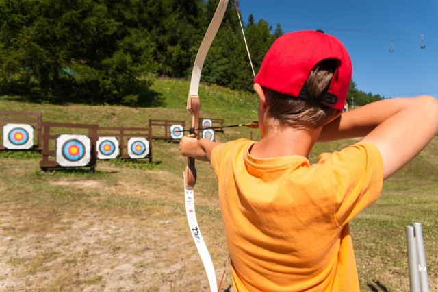  Entrenamiento de jalo con arco para niños 
