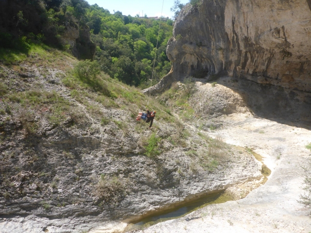  Paisaje de cañón seco 