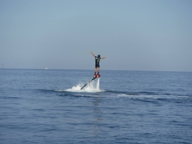  Recuperando el equilibrio en su flyboard 