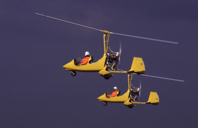  Piloto volando en dúo 