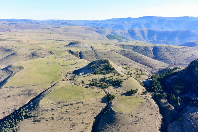  Paisaje de Lozère desde el cielo 