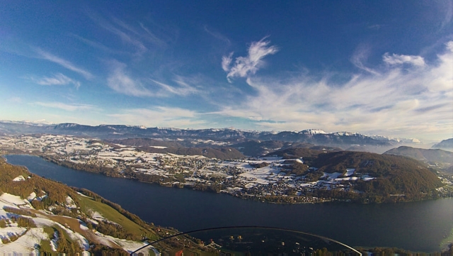  Vista de los Alpes desde el aire