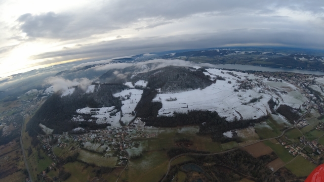  Vuelo sobre el departamento de Isère en invierno