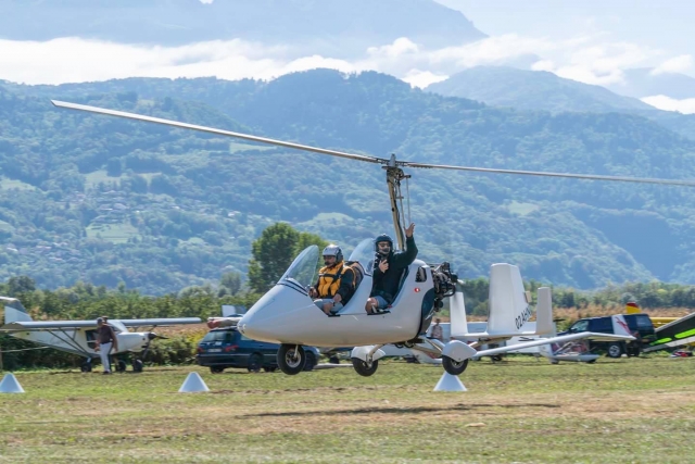 Aterrizando en un ULM 