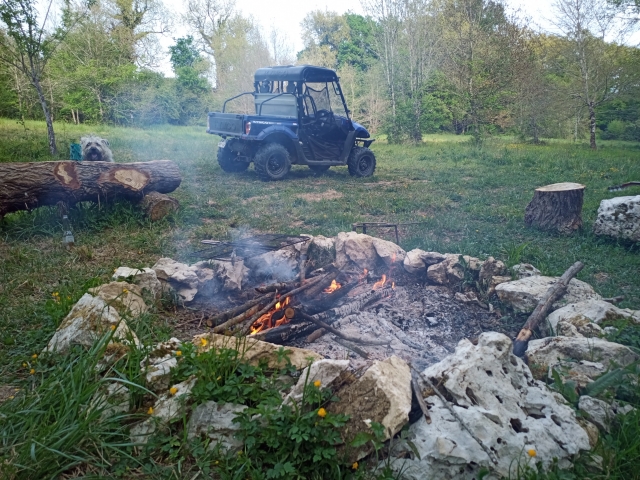  Buggy junto a nuestra fogamarra 