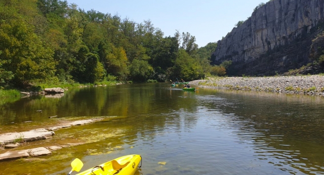 Ardèche en canoa 