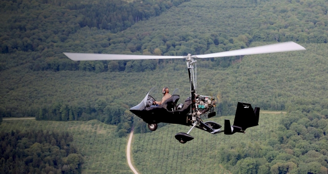 La sensación fascinanle en un autogiro