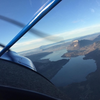 Vuelo ULM multieje Lac du Bourget 1h