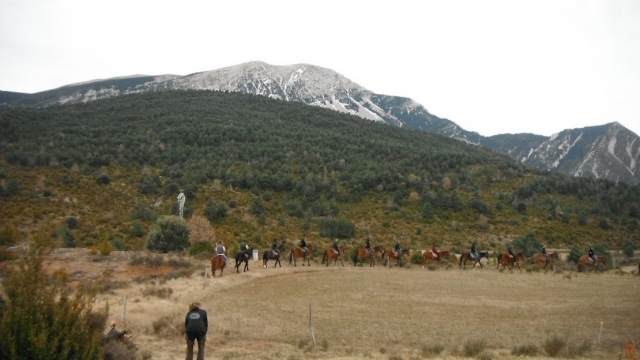  Salida para 2 horas de ruta a caballo