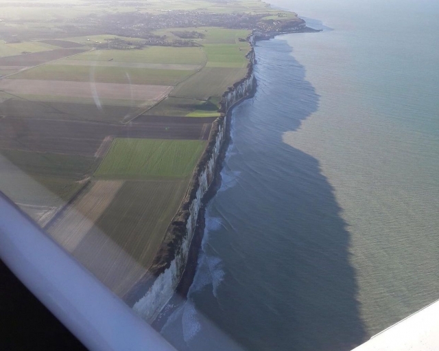  Vuelo sobre el Canal de la Mancha 