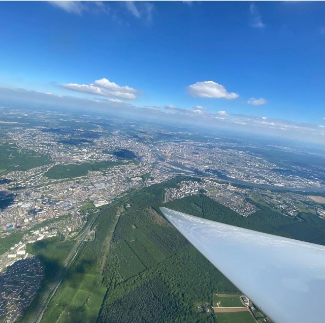  Vista desde el asiento del pasajero 