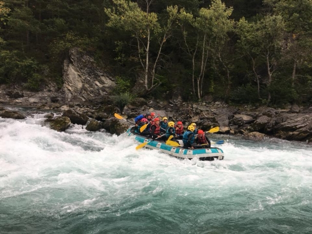 Descenso de los rápidos 