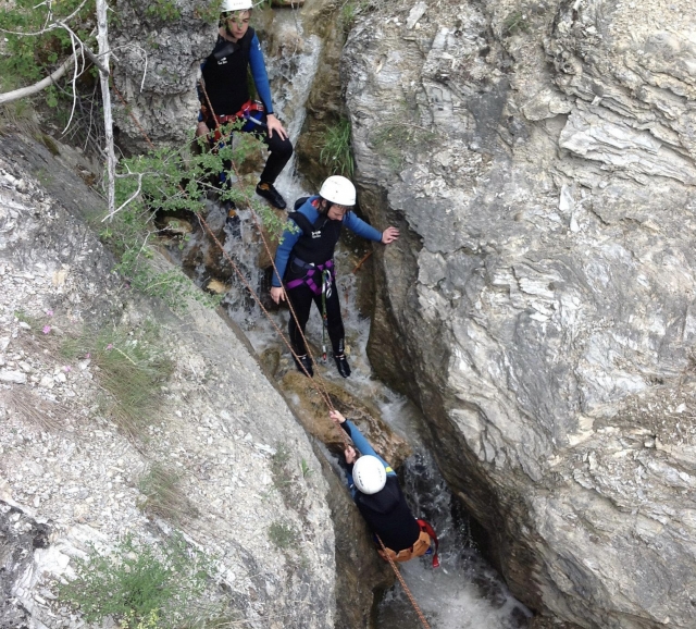 Descenso de barranquismo en el 04