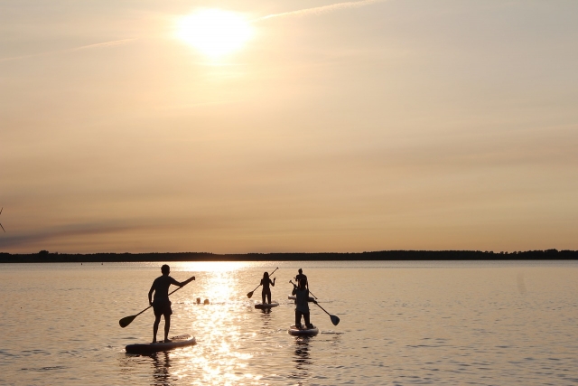 Salida de Stand Up Paddle al atardecer 