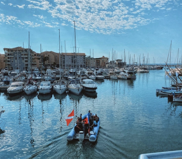  Départ du port de Fréjus pour snorkeling 