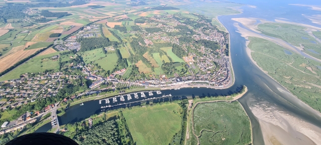  Vista desde el cielo en vuelo 