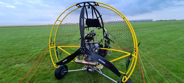 Paramotor colocado