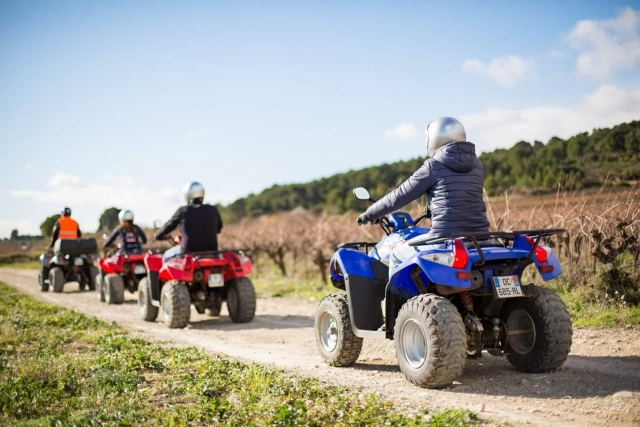 Ruta en cuatrimoto de 1 hora a Argeliers 
