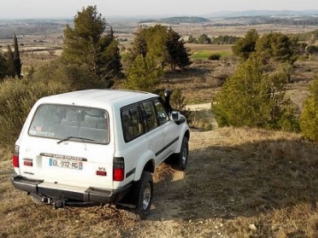 1 hora de camicrema en 4x4 en Argeliers