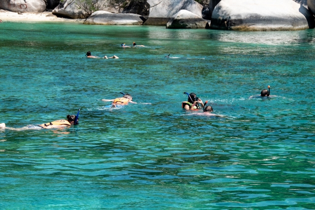 Buceo en grupo