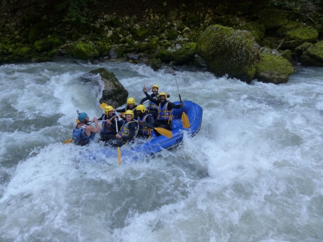 Curso de rafting en Alta Saboya 