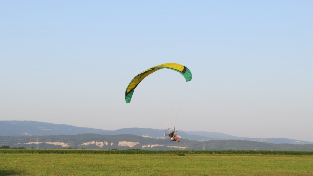  Vuelo en paramotor hacia Lyon 