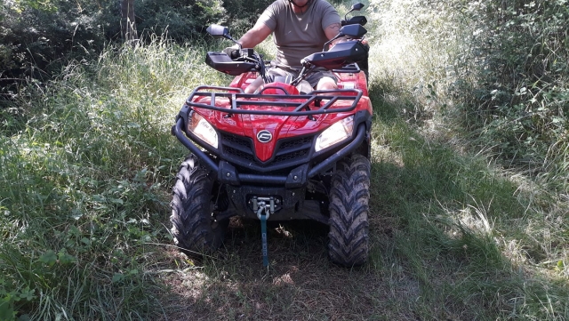 Circuito en cuatrimoto 