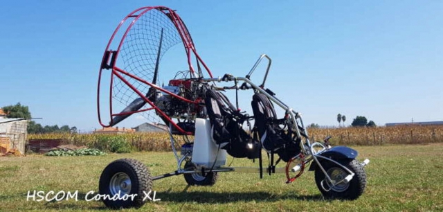  Carro de paramotor biplaza 