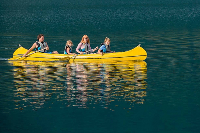 Excursión familiar en kayak 