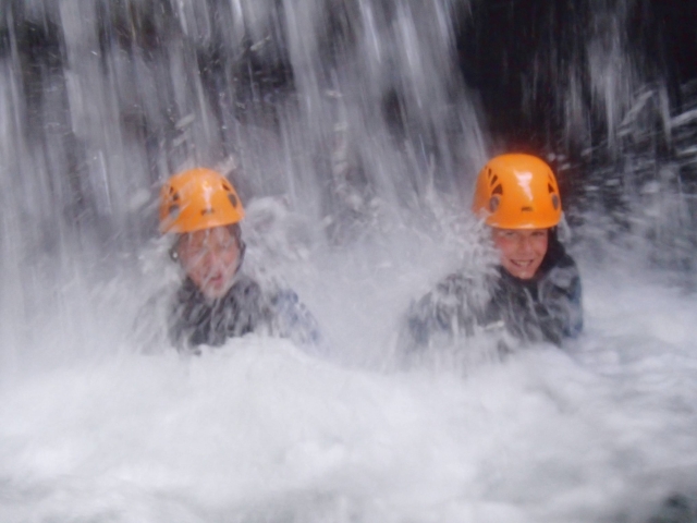 Cascada divertida para niños