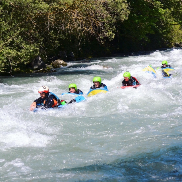  Hydrospeed en grupo 