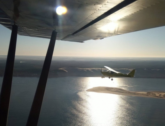  Vuelo sobre la bahía de Arcachon 