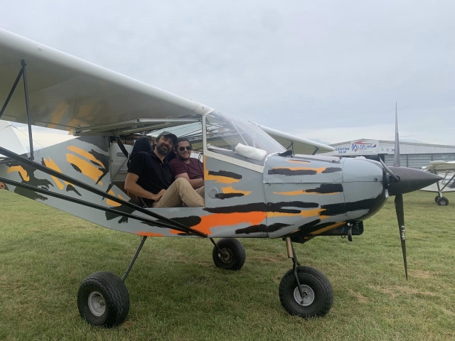  A bordo del avión 