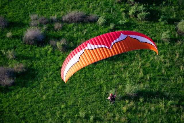  Aterrizaje en paramotor en el aeropuerto de Coulommiers