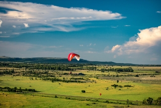 Bautismo de paramotor en Coulommiers 30 min +fotos