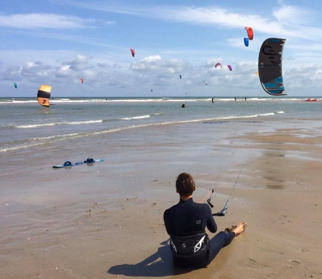 Aprender kitesurf en tierra 