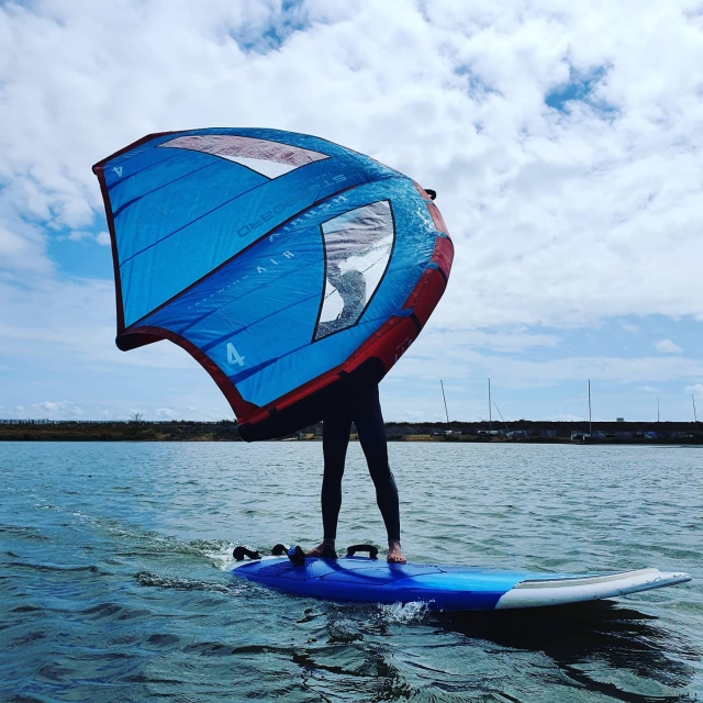 Wingfoil en el Océano Atlántico 