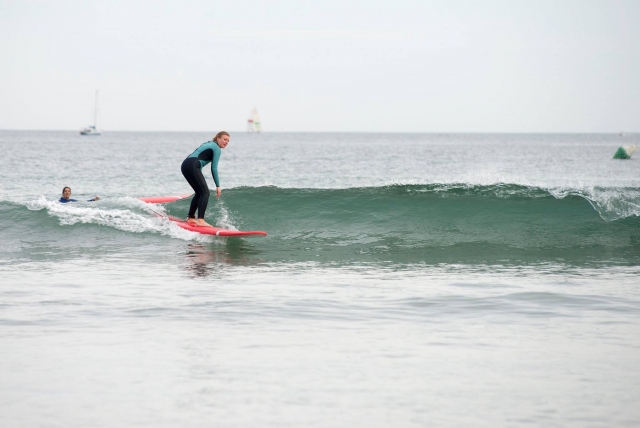  Descubrimiento del surf cerca de Anglet 