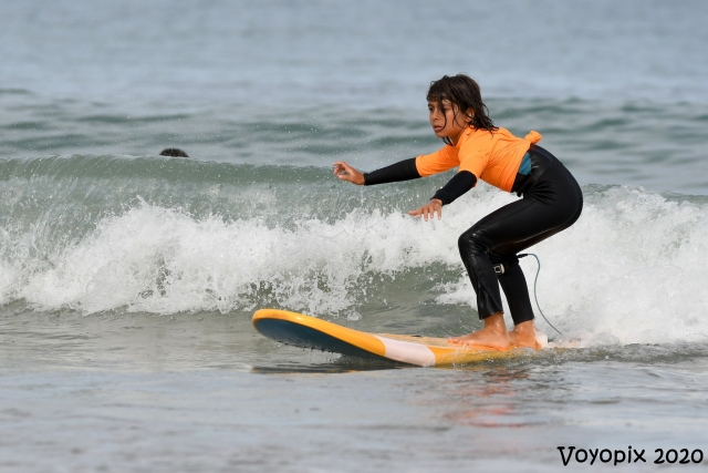  Clase individual de surf a Biarritz