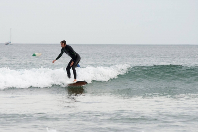 Clase privada de surf a Bayona 
