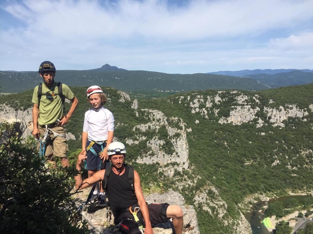 Vía Ferramarra en familia