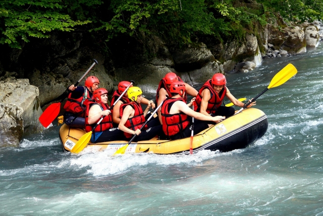 Rafting en el Giffre