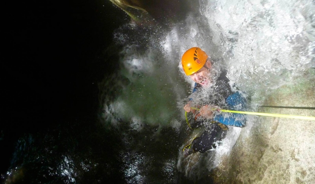 Cascada y sensaciones 