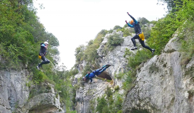  Saltos en el cañón de Nyon 