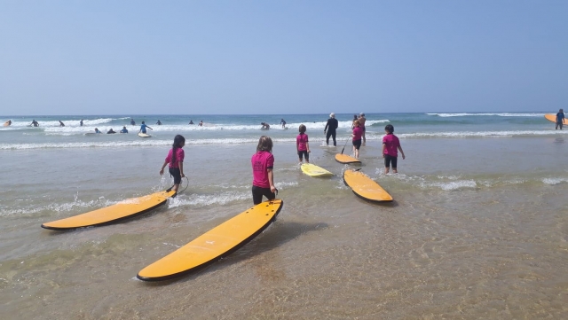  Salida en el mar 