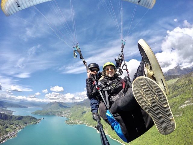  Vuelo en parapenle en Alta Saboya 