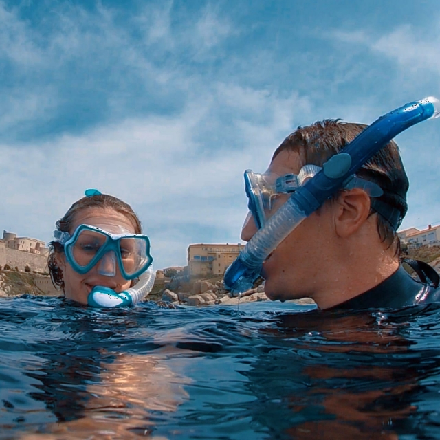  Snorkel en la bahía de Calvi