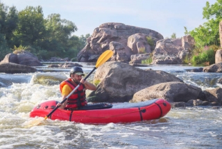 Descenso en balsa por el río Arve 4H