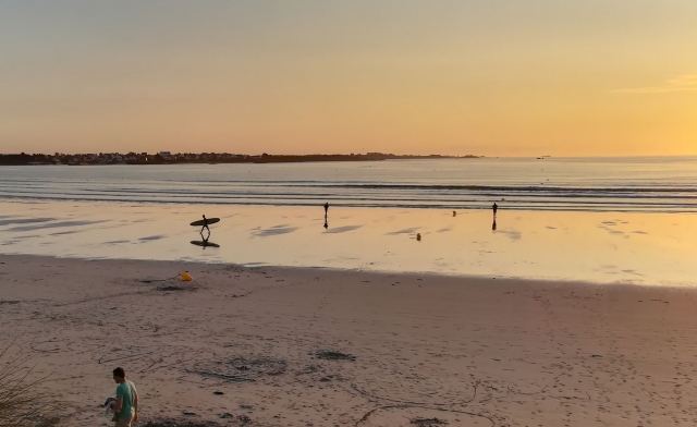  Un atardecer único