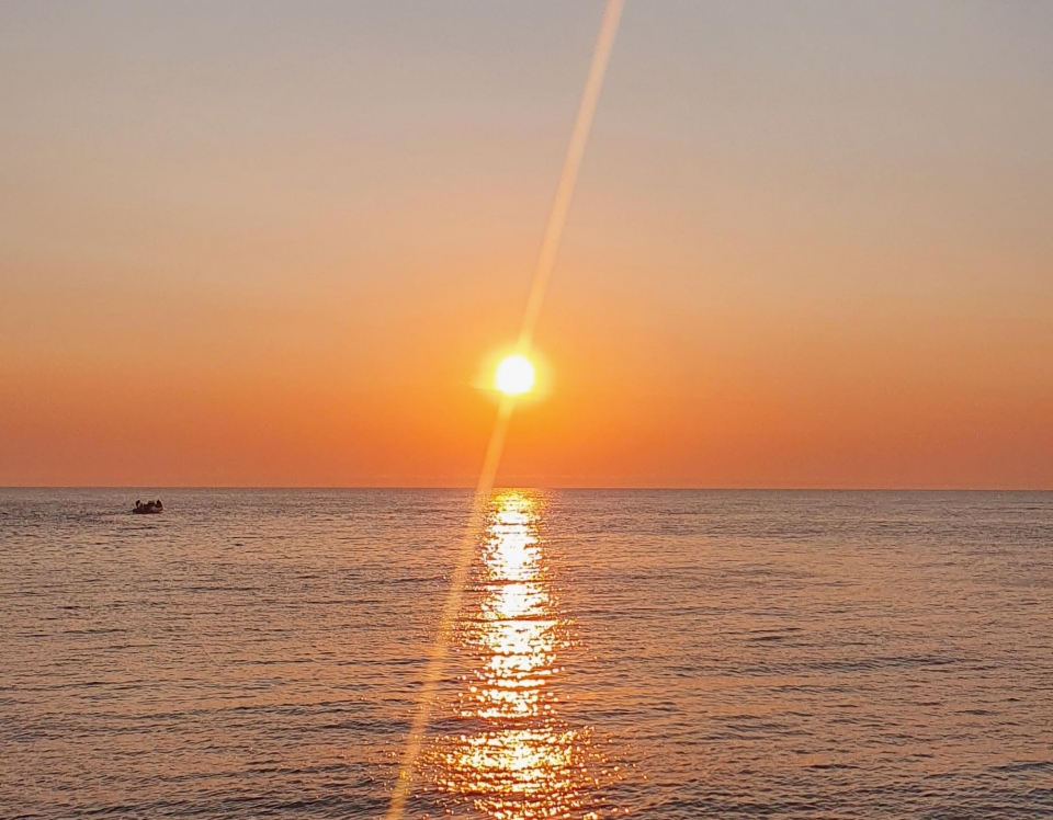Atardecer en el horizonle 